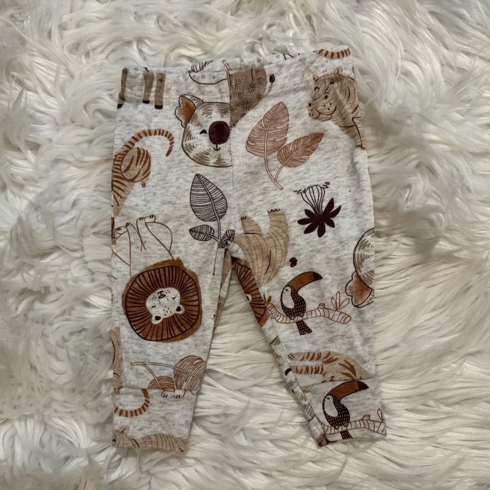 Carter’s Baby Boys 3M Safari Animal 2pc Outfit Set